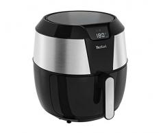 Tefal EY701D Easy Fry XXL Friteuse Ã air chaud 170 W CapacitÃ© 1,6 kg Minuterie 8 Menus automatiques Noir/Acier inoxydable