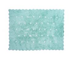 Aratextil Topitos Tapis Enfant, Coton, Menthe, 120Â x 160Â cm