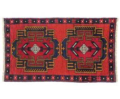 Eden Carpets kezil Tapis nouÃ© Ã la Main, Coton, Multicolore, 84Â x 143Â cm