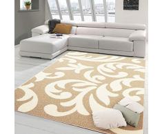 PETTI Artigiani Italiani - Tapis, Tapis moderne, Tapis de salon, Tapis de chambre Ã coucher, Beige, 115x160cm