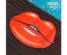 Out of the blue Drap de Plage, Bouche en cÅur, 100% Polyester, Microfibre
