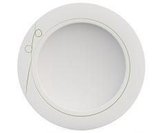 Ornamin Assiette Creuse à 24 cm Esprit Vert Mélamine (Modèle 1205) / assiette à pâtes, assiette à soupe