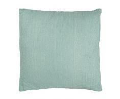 Thedecofactory 440026 Coussin, Viscose, Turquoise, 40 x 40 x 3 cm