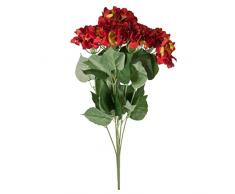 Better & Best Bouquet de Fleur dhortensia Artificielle, Tissu et Plastique, vin, 60 x 20 x 20 cm, 7 pièces