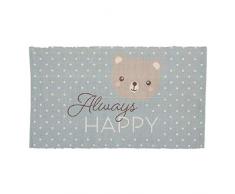 Dcasa Ours Tapis Enfant Mural DÃ©coration de Maison Unisexe Adulte, Bleu (Bleu), Unique
