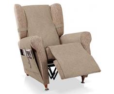 Bartali Couvre Fauteuil Relax Pharma, 42% Coton, 58% Polyester, Vison, 1Â Place