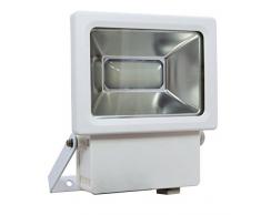 Tibelec 344410 First Projecteur LED RÃ©sine 10 W Blanc 54 X 130 X 155 mm