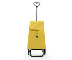 GARMOL Chariot de Courses 38L Jaune Moutarde