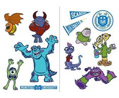 Disney Stickers SDC 001 Monster Univesity Décoration de la Maison Monster Argente 45,0 x 65,0 cm