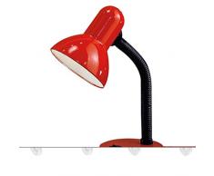 Eglo 9230 Lampe de bureau, métal, E27, argent