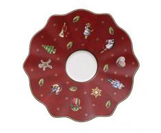 Villeroy & Boch Toys Delight Soucoupe pour tasse Ã moka/expresso, 13 cm, Porcelaine Premium, Rouge