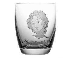 Crystaljulia 5614 Verre Ã jus en cristal au plomb Transparent