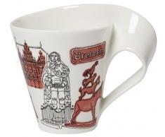 Villeroy & Boch Cities of the World Tasse Ã cafÃ© BrÃªme, 300 ml, Porcelaine Premium, Blanc/Multicolore