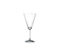 H&H 1184522 Lot de 6 verres à vin en verre transparent Jazz Cl22