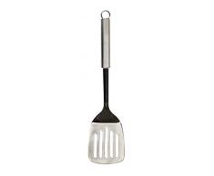 Cuisine Enamel Prof Pelle spatule, Acier Inoxydable Moderne 38x10x4 cm Noir