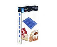 A Fuego Lento A feu lents Moule Tarte, Silicone, Bleu, 28Â x 18Â x 5Â cm