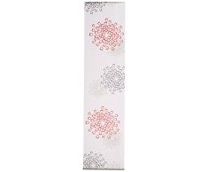 Home Fashion 86933â707Â cantana Panneau Coulissant Impression numÃ©rique, Plastique, Rouge, 245Â X 60Â CM
