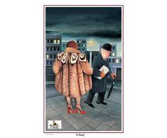 Samuel Lamont Beryl Cook Torchon en Fourrure