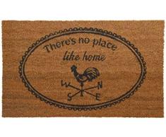 Clayre & Eef MC082 Paillasson avec Inscription Tekst There is no Place Like Home 75 * 45 cm