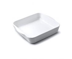 WM Bartleet & â¿Sons 1750 T413 Plat Ã rÃ´tir carrÃ© en porcelaine Blanc 23 cm