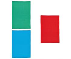 Kitchencraft Super absorbante 100% Waffle-Weave torchons, 70Â x 47Â cm (Lot de 3), Coton, Brights , 49Â x 0.5Â x 71.5Â cm