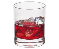 Garcia de pou Verres Ã Whisky 350 Ml 8,2X9,5 Cm Transparent Polycarbonate - 12 unitÃ©s