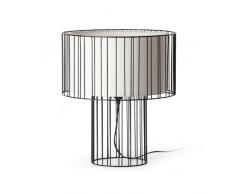 Faro Barcelona 29311 - LINDA Lampe de table noir