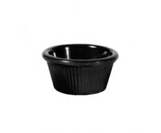 Garcia de pou Ramequin Cannelé 120 Ml. 8,3 Cm Noir Melanine - 48 unités