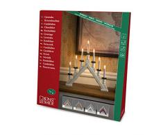 Konstsmide 2285-100 Chandelier, Bois, 21 W, Clair