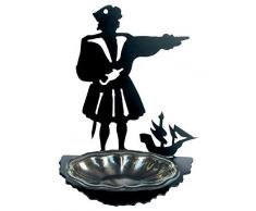 IMEX EL ZORRO 11457 Strass Cendrier Christophe ColoMB 174 x 134 mm