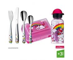 WMF Couverts pour Enfant, Acier Inoxydable, argenté, 40 x 25 x 10 cm