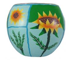 Him CC28 photophore Verre Tournesol, Multicolore