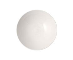 Villeroy & Boch 10-1665-6001 Iconic Bol, Plat Minimaliste pour Salade croquante, Porcelaine Premium, rÃ©sistant au Lave-Vaisselle, Blanc, 1Â l