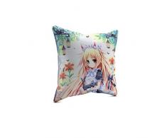 Picanova Coussin dÃ©coratif, Satin, Multicolore, 40 x 40 cm