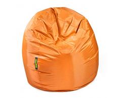 Pushbag Pouf, Polyester, Orange, 70 x 70 cm