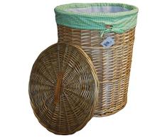 dvier SWWK-25rd B Panier Ã Linge, Panier, Beige, 39Â x 39Â x 54Â cm