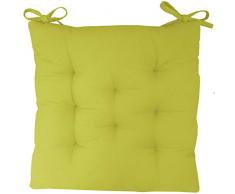 Deco&Co DÃ©coration intÃ©rieure naturelle - Galette de Chaise, Coton, Anis, Taille unique