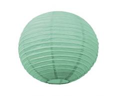 Party Pro 5028S Lanterne Japonaise, Papier de Riz, CÃ©ladon, 15 x 15 x 15 cm