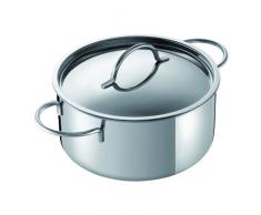 Kuhn Rikon 37346 Circolo Faitout Inox 5,5 L/24 cm Argent