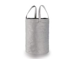 Lineabeta Panier Ã Linge, Coton, Gris, 520Â x 520Â x 40