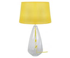 Tosel 64243 Amphore, Verre SoufflÃ©/Coton/Tissu, Jaune, 300 x 500 mm