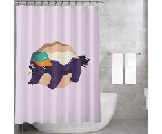 Bonamaison Rideau de Douche en Polyester Multicolore 155 x 220 cm