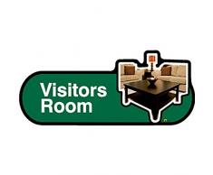 Find Memory Care Panneau Autocollant Dementia Friendly Visitors Room 480 mm de Large Vert