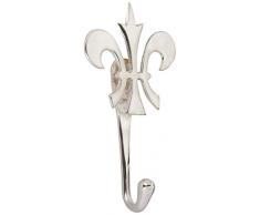 Better & Best Cintre de 1 Crochet, en Forme de Fleur lis, métal, Argent, 12,5 x 7 x 6 cm
