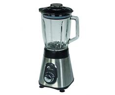 OHMEX OHM-BLE-1788MET - Mixeur - Puissance 500 Watts - CapacitÃ© 1.5 Litres - 3 Vitesses - Lames en Acier Inoxydable - Fonction Pulse et Glace PilÃ©e