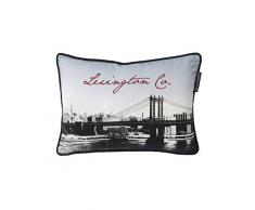 Lexington Coussin Blanc/Noir 30 x 40 cm