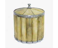 Better & Best Rustico Seau à glace rond en métal et en forme de poteau Crème 18 x 18 x 21 cm
