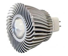 Transmedia LP1-1FL Power Spot LED 12 V 1 W GU5,3 Blanc Chaud