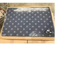 Fidacasa Set de Table Petit dÃ©jeuner Ã Pois, Gris, 30 x 45 cm