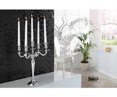 Chloédesign BERSIL_CHAND_40 Chandelier, Aluminium, Argent, Unique